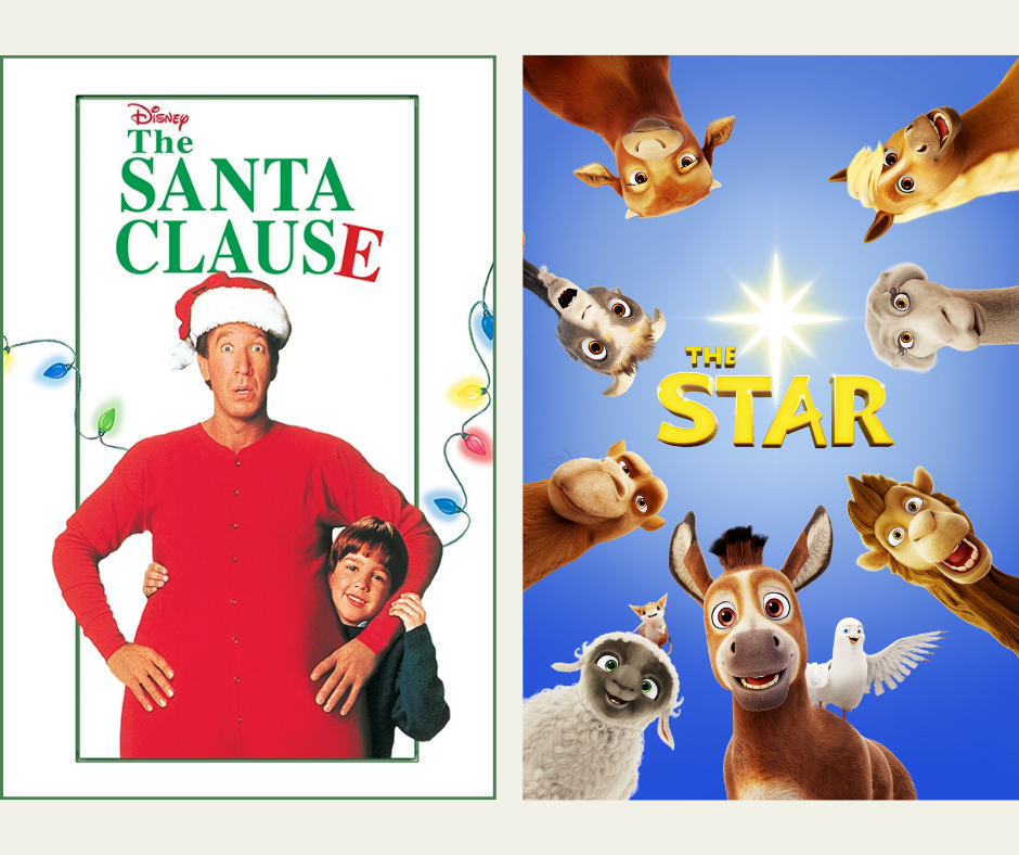 Movie Posters Movie posters for The Santa Clause and The Star.