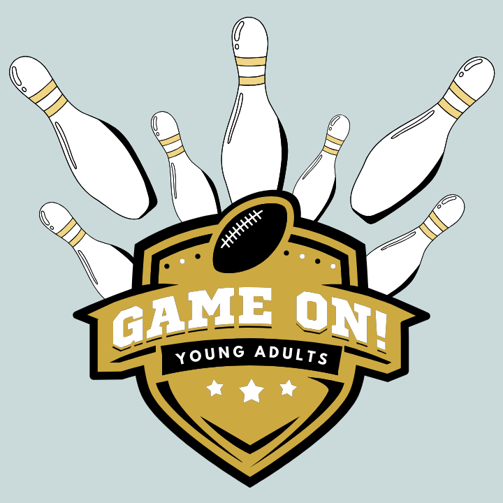 Bowling and football logo for Young Adults
